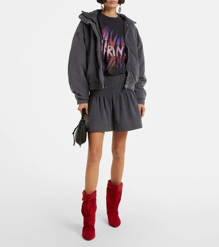 Marant Étoile Pacifica high-rise cotton miniskirt | Thumbnail 4 Marant Étoile Pacifica high-rise cotton miniskirt | Thumbnail 4