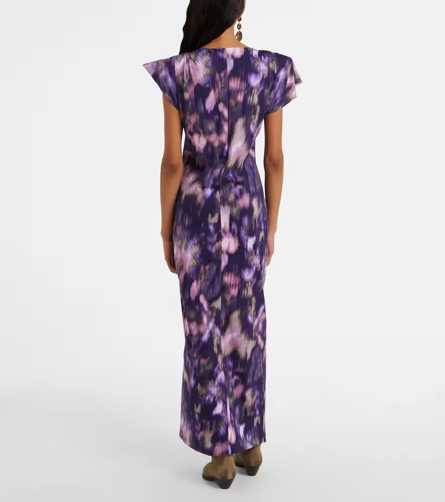 Marant Étoile Nadela printed cotton jersey maxi dress | Thumbnail 4