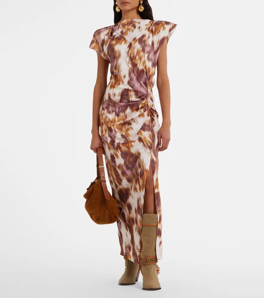 Marant Étoile Nadela printed cotton jersey maxi dress | Thumbnail 3