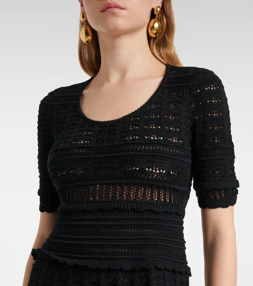 Marant Étoile Abril knitted cotton minidress | Thumbnail 3