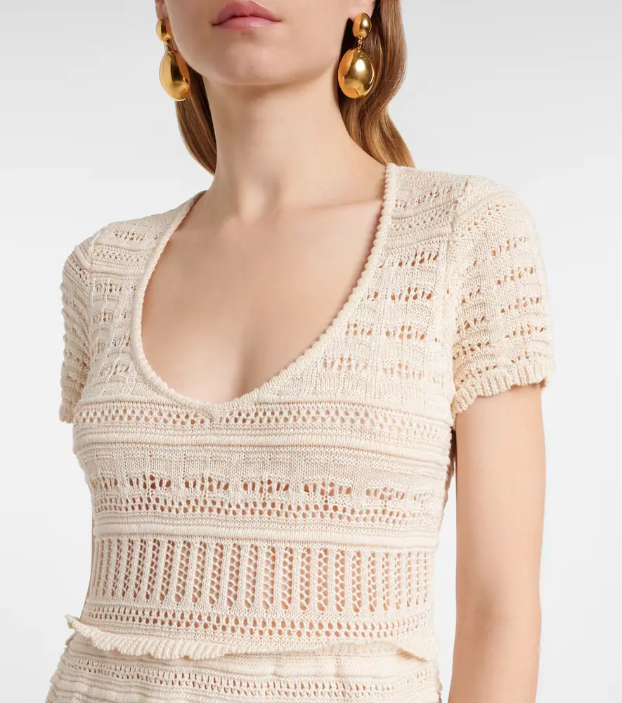 Marant Étoile Aurore knitted cotton midi dress | Thumbnail 3
