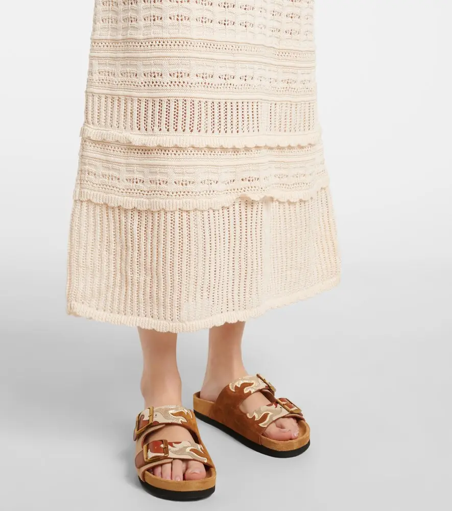 Marant Étoile Aurore knitted cotton midi dress | Thumbnail 5
