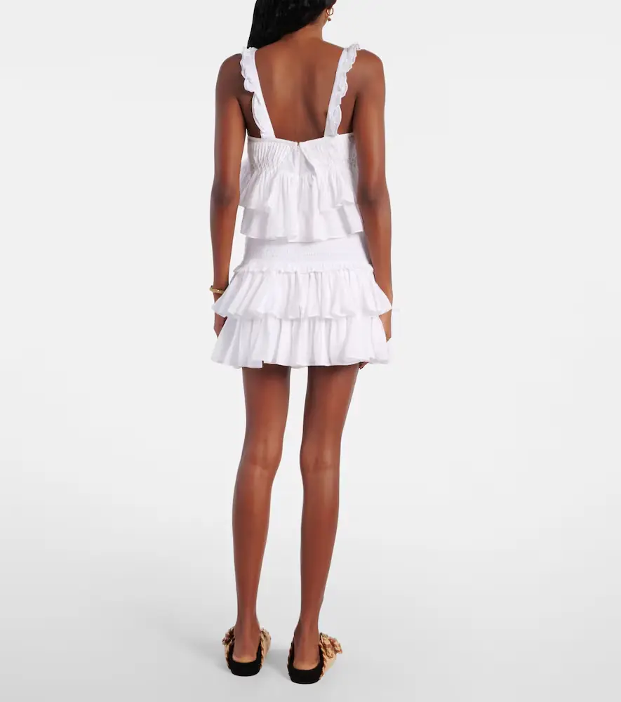 Marant Étoile Daliana ruffled cotton-blend top | Thumbnail 5 Marant Étoile Daliana ruffled cotton-blend top | Thumbnail 5