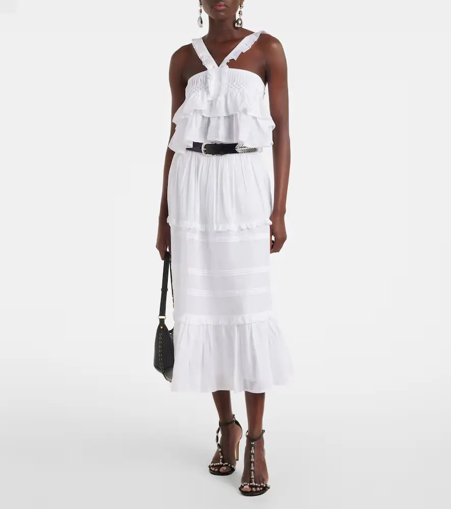 Marant Étoile Diya cotton-blend maxi skirt | Thumbnail 4 Marant Étoile Diya cotton-blend maxi skirt | Thumbnail 4