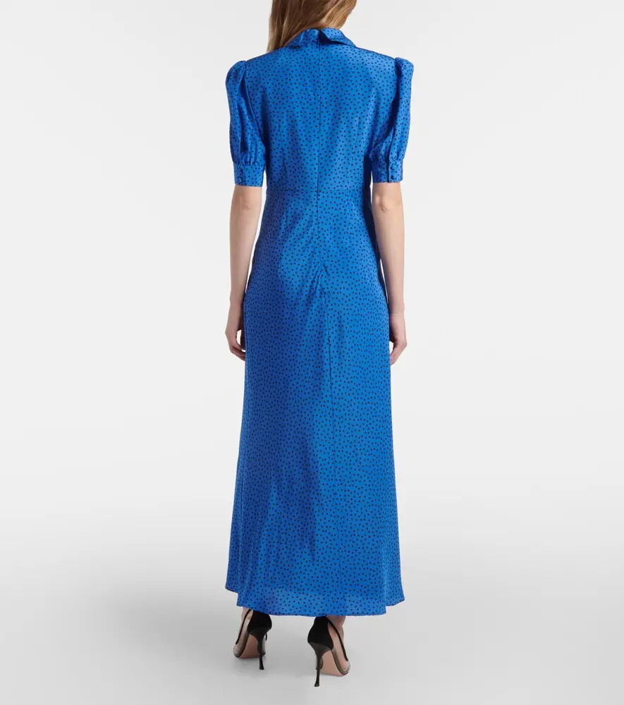 Alessandra Rich Polka-dot silk maxi dress | Thumbnail 2 Alessandra Rich Polka-dot silk maxi dress | Thumbnail 2