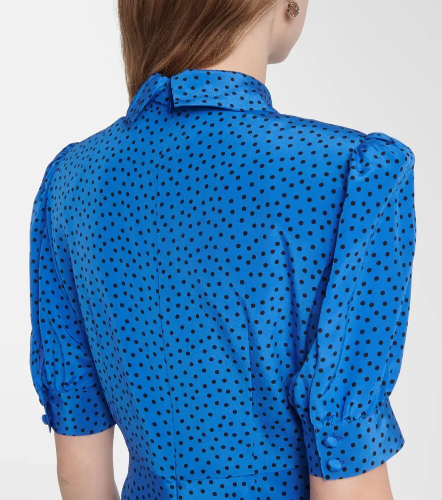 Alessandra Rich Polka-dot silk maxi dress | Thumbnail 5 Alessandra Rich Polka-dot silk maxi dress | Thumbnail 5
