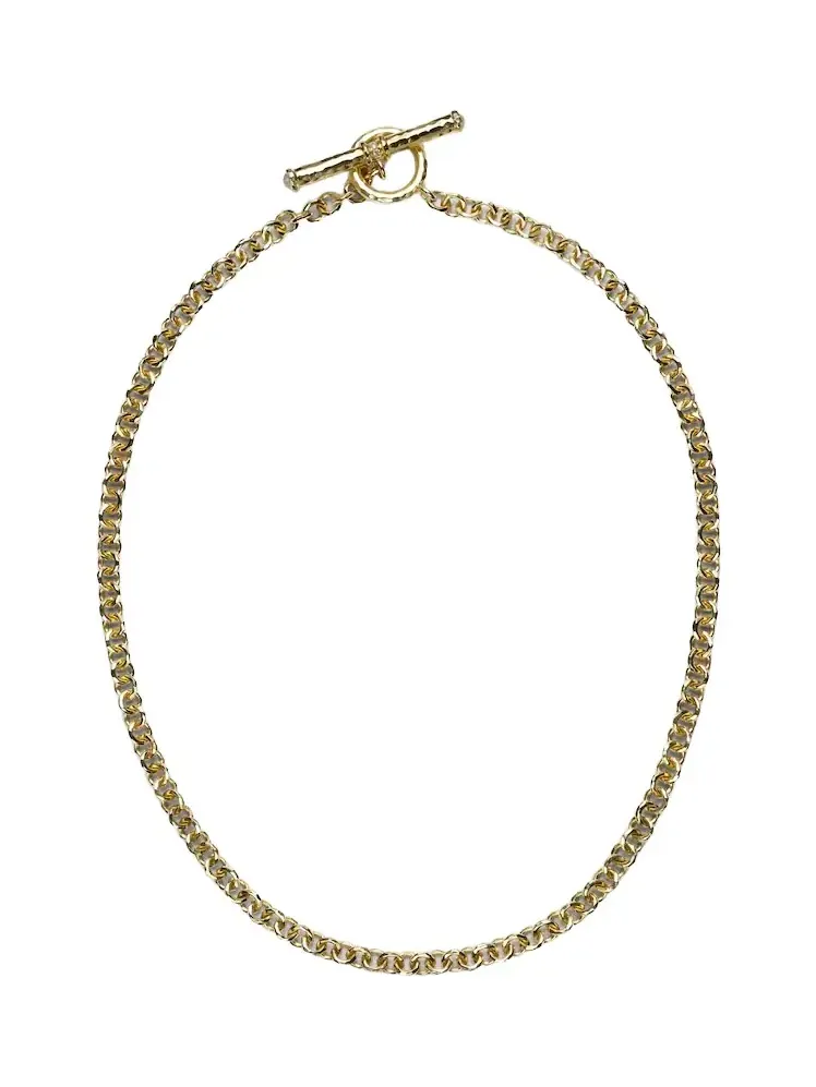 The Lower Coast 18kt gold chain necklace with diamonds and pearls The Lower Coast 18kt gold chain necklace with diamonds and pearls