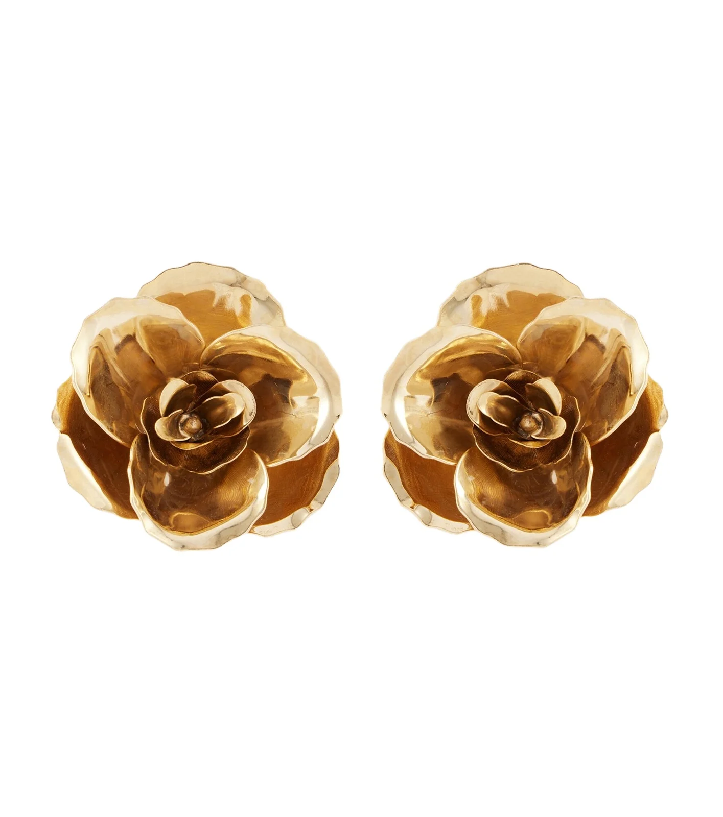 Gladiolus 18kt gold-plated earrings Gladiolus 18kt gold-plated earrings