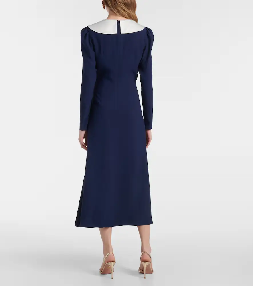 Alessandra Rich Envers bow-detail satin midi dress | Thumbnail 5 Alessandra Rich Envers bow-detail satin midi dress | Thumbnail 5