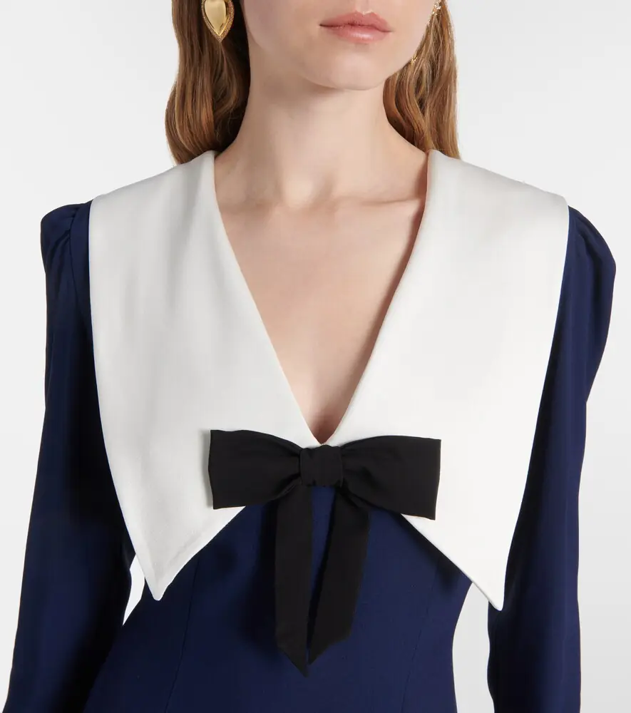 Alessandra Rich Envers bow-detail satin midi dress | Thumbnail 6 Alessandra Rich Envers bow-detail satin midi dress | Thumbnail 6
