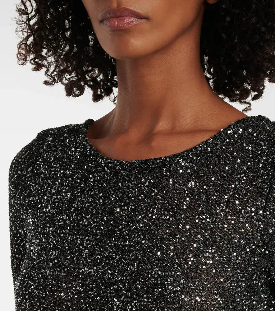 Alessandra Rich Sequined open-back gown | Thumbnail 4