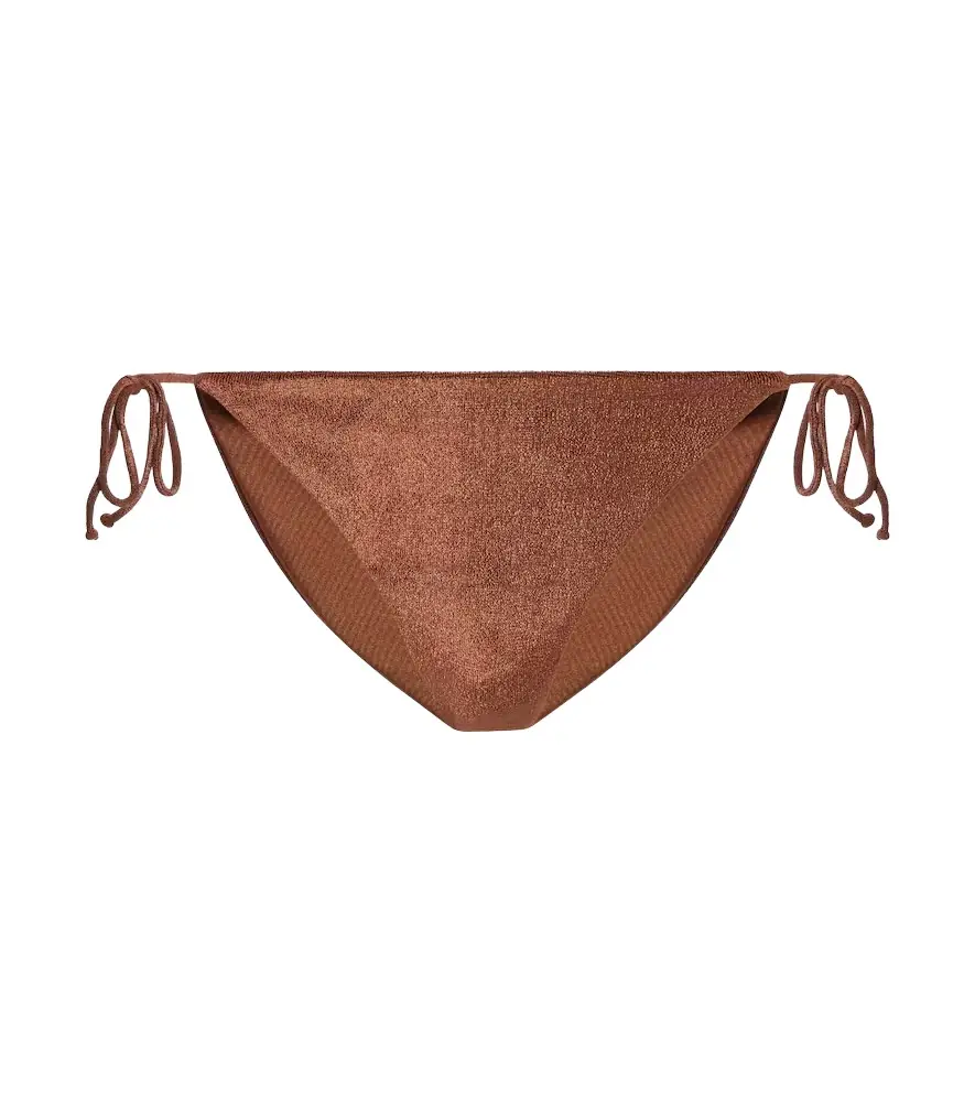 JADE SWIM Ties terry bikini bottoms | Image 1 JADE SWIM Ties terry bikini bottoms | Image 1