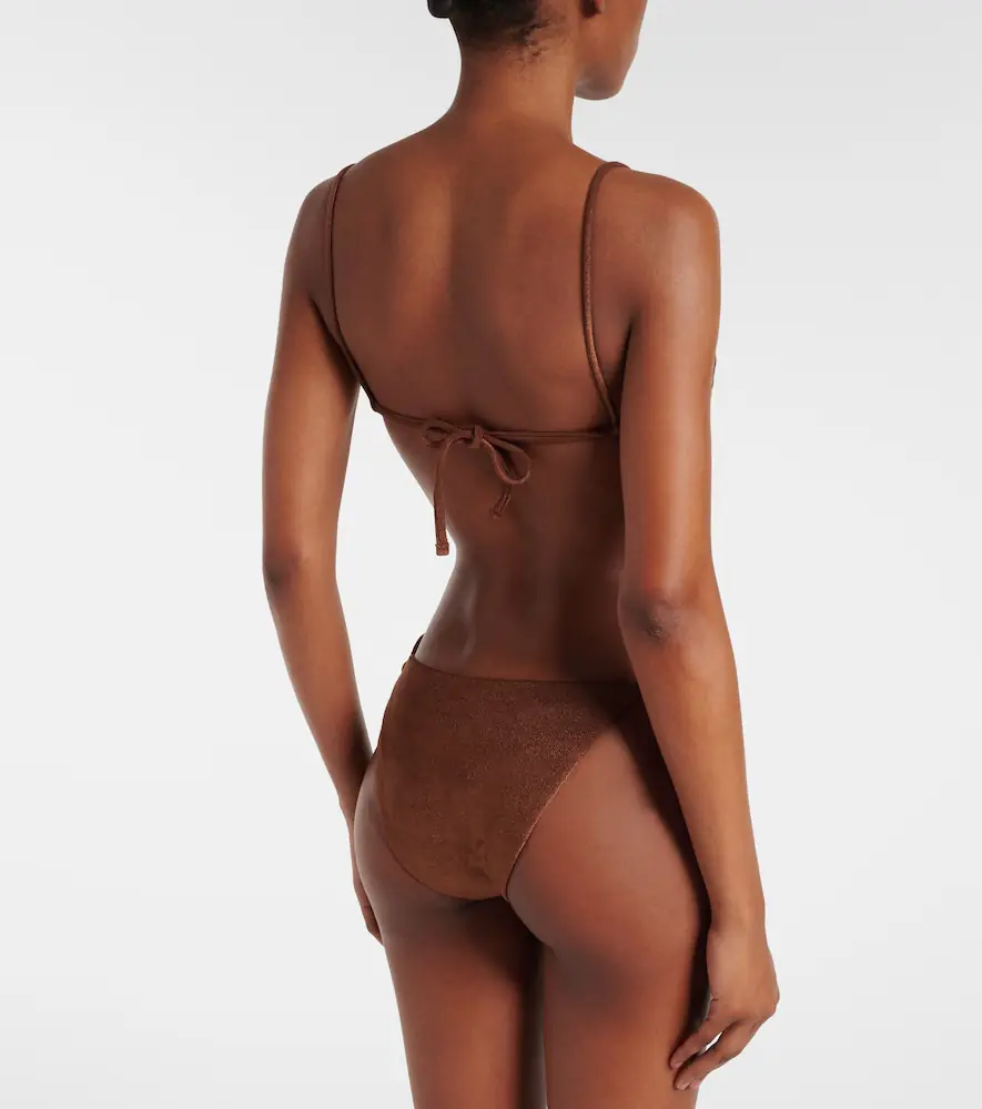 JADE SWIM Via terry bikini top | Thumbnail 4