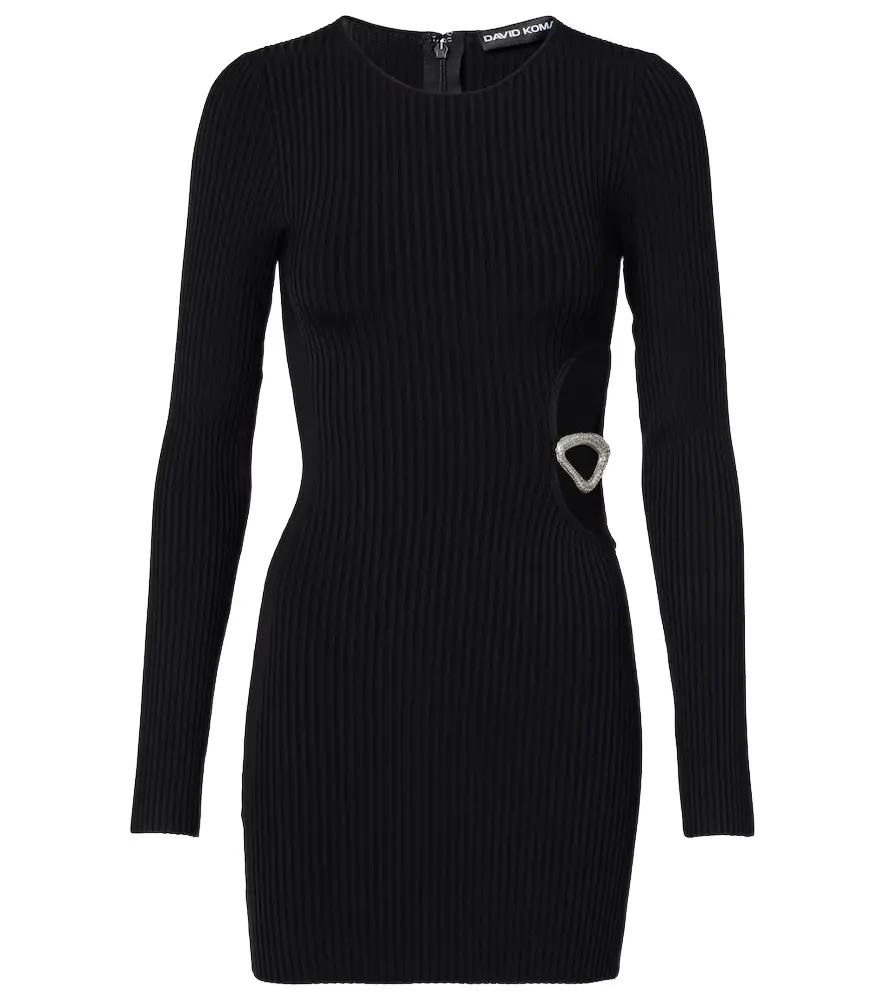 David Koma Embellished cutout minidress | Image 1 David Koma Embellished cutout minidress | Image 1