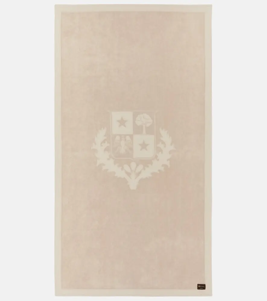 Loro Piana Crest cotton beach towel | Thumbnail 4