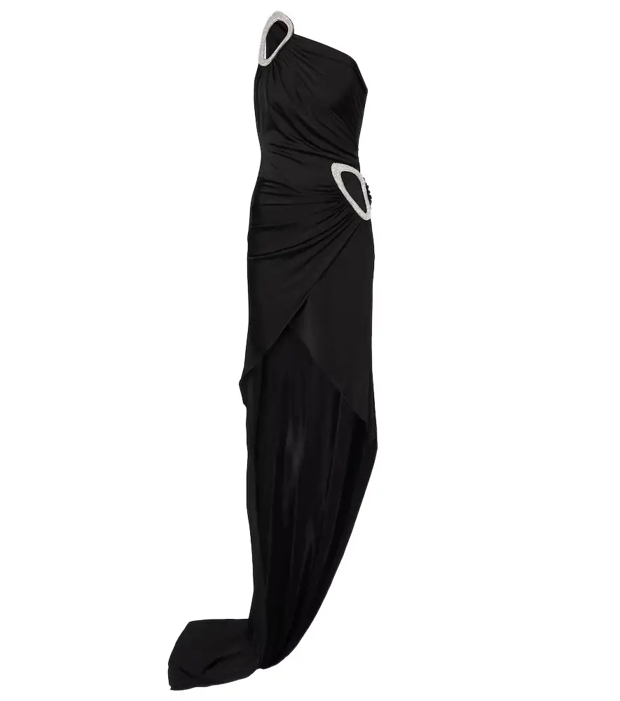 David Koma Embroidered asymmetric gown | Image 1 David Koma Embroidered asymmetric gown | Image 1