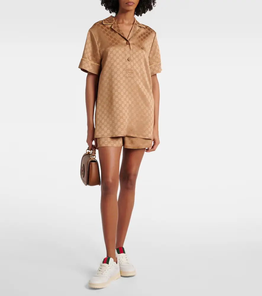 Gucci GG satin blouse | Thumbnail 2