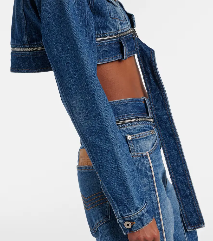 Jean Paul Gaultier Cropped denim jacket | Thumbnail 5 Jean Paul Gaultier Cropped denim jacket | Thumbnail 5