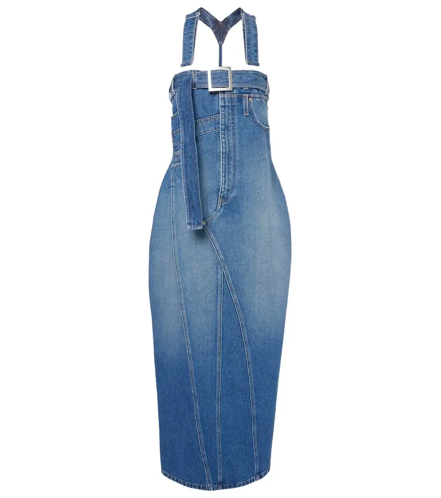 Jean Paul Gaultier Denim maxi dress | Image 1 Jean Paul Gaultier Denim maxi dress | Image 1
