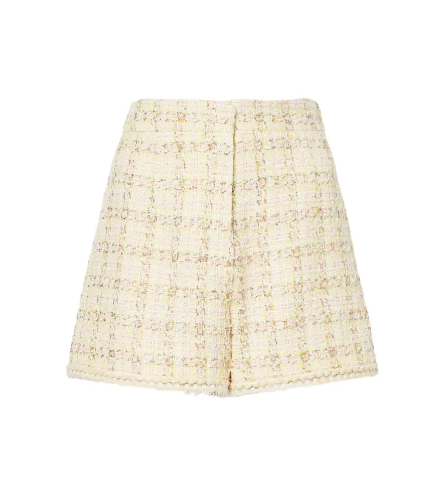 Giambattista Valli Checked cotton-blend shorts | Image 1 Giambattista Valli Checked cotton-blend shorts | Image 1