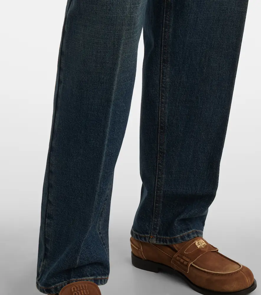 Miu Miu High-rise boyfriend jeans | Thumbnail 5 Miu Miu High-rise boyfriend jeans | Thumbnail 5