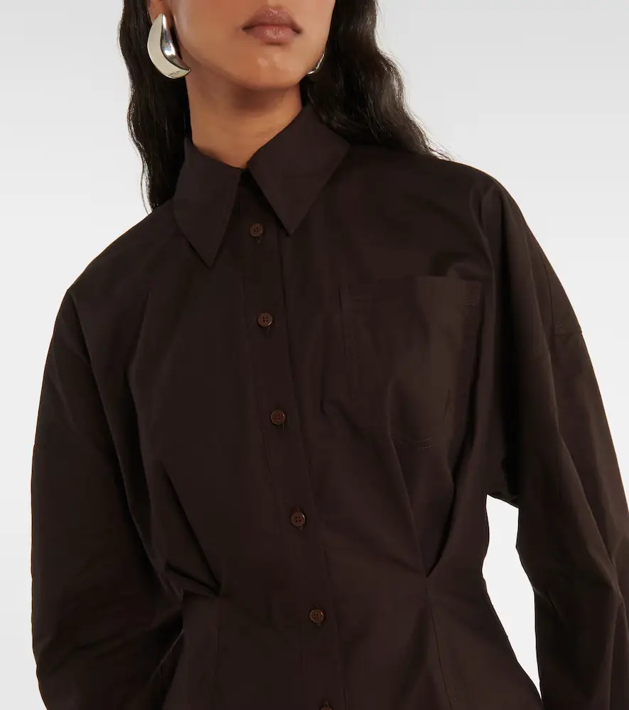 The Attico Cotton-blend shirt dress | Thumbnail 4
