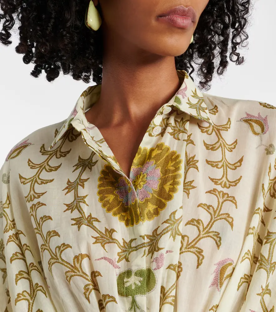 Giambattista Valli Floral cotton shirt dress | Thumbnail 2 Giambattista Valli Floral cotton shirt dress | Thumbnail 2
