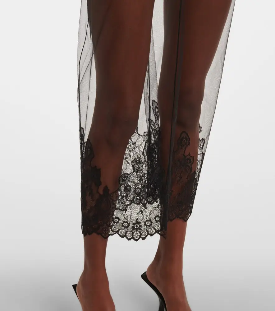 The Attico Sheer lace bodysuit | Thumbnail 4
