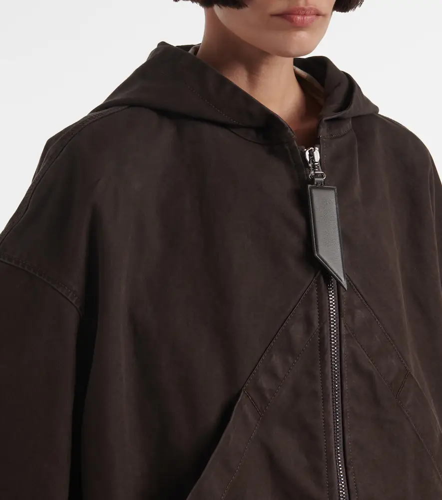 The Attico Cotton gabardine bomber jacket | Thumbnail 3 The Attico Cotton gabardine bomber jacket | Thumbnail 3