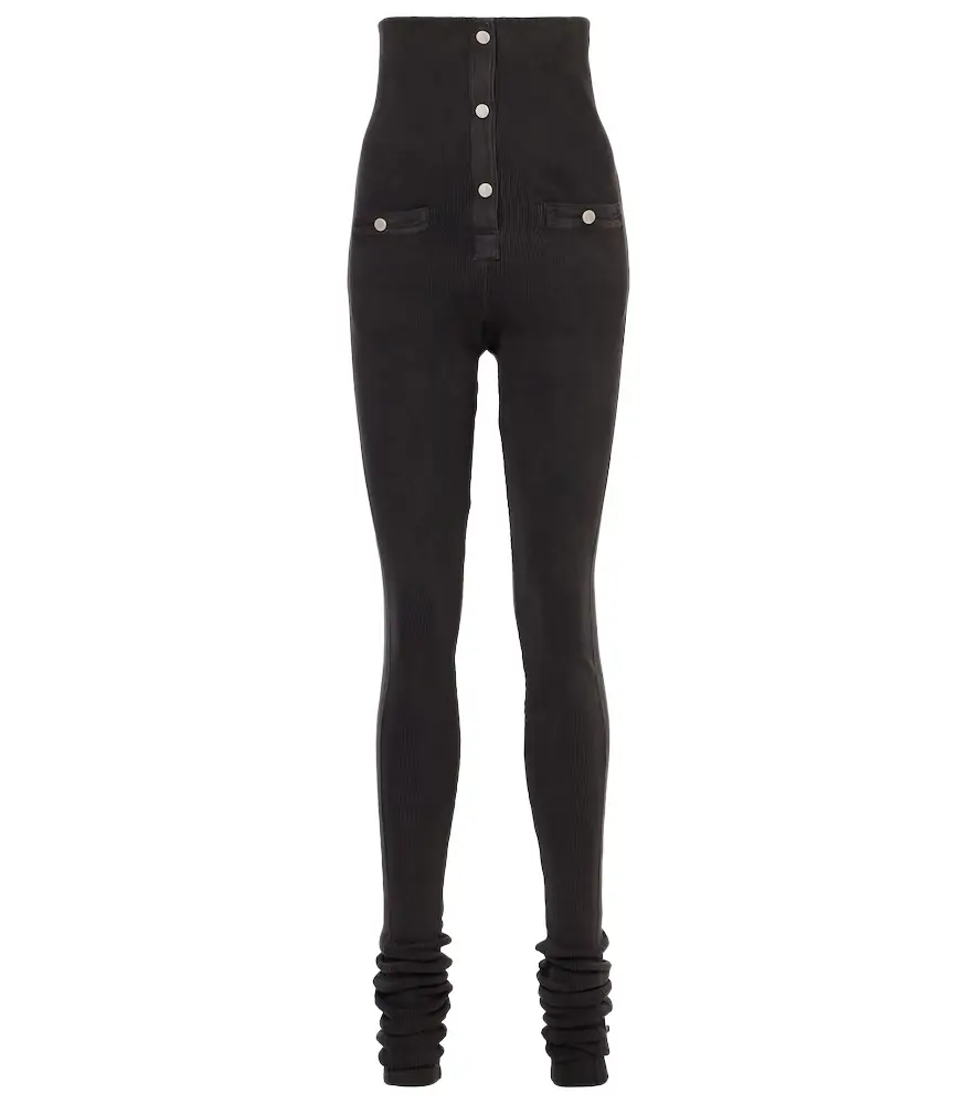 The Attico Cotton-blend leggings | Image 1 The Attico Cotton-blend leggings | Image 1