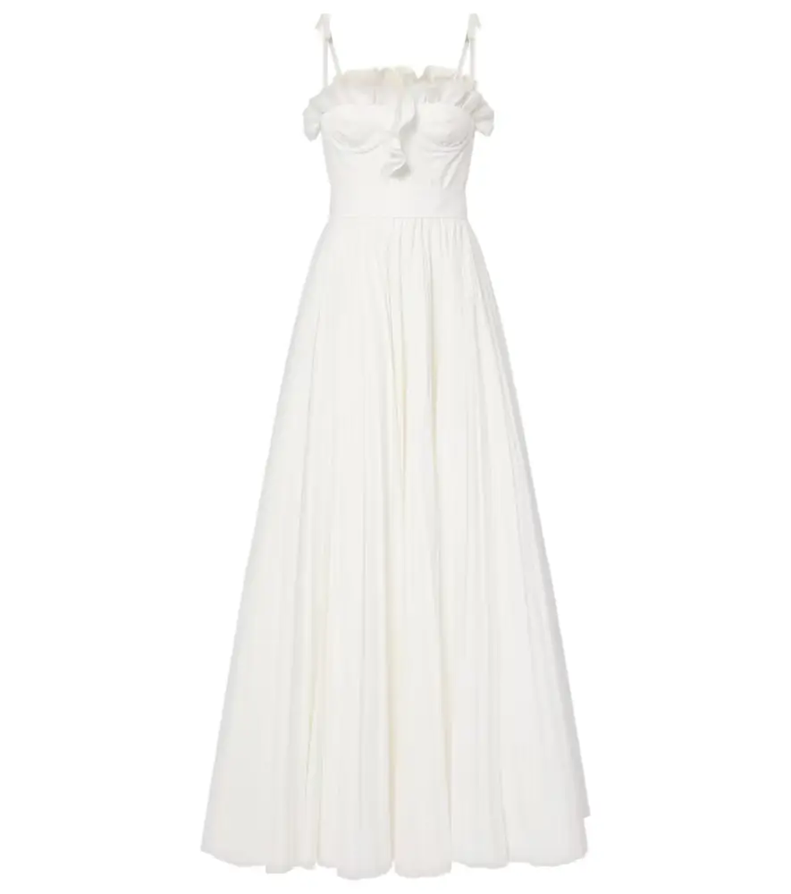 Giambattista Valli Ruffled cotton maxi dress | Image 1 Giambattista Valli Ruffled cotton maxi dress | Image 1