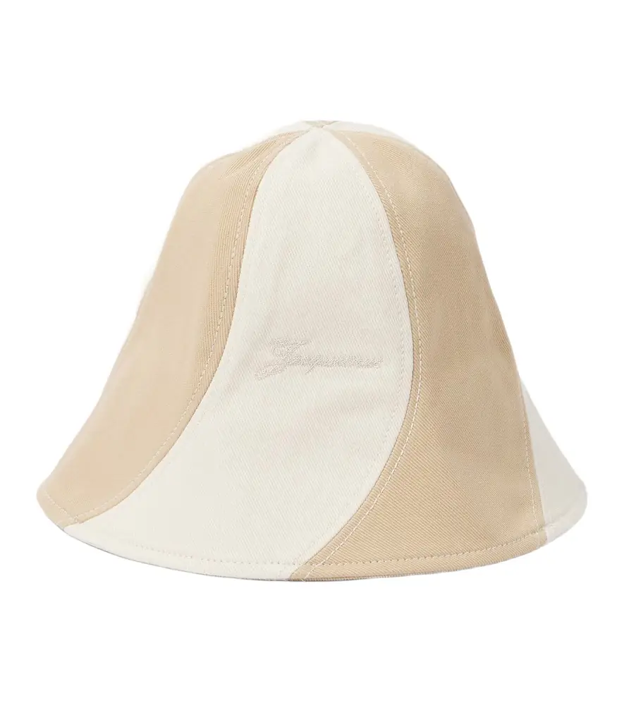 Jacquemus Bob Gelato canvas bucket hat