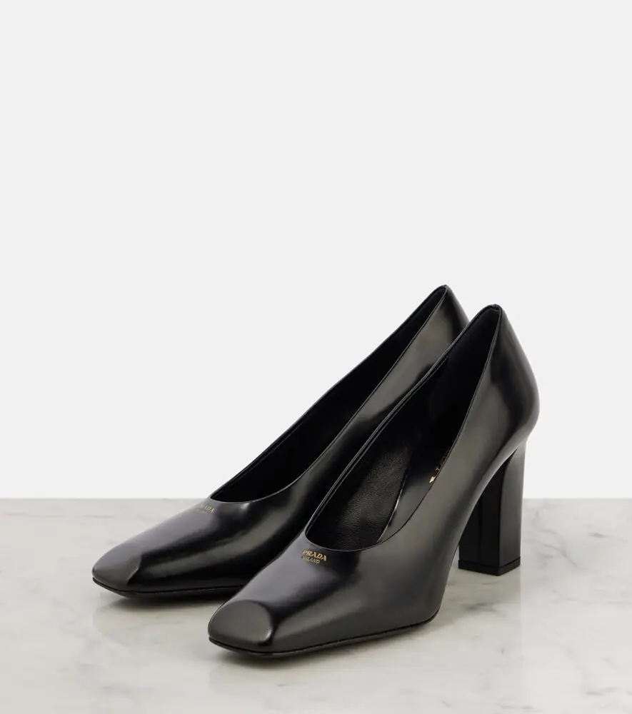 Prada 85 leather pumps | Thumbnail 2