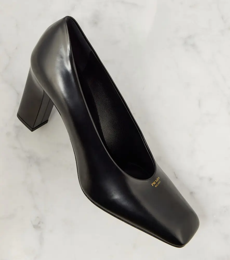 Prada 85 leather pumps | Thumbnail 4