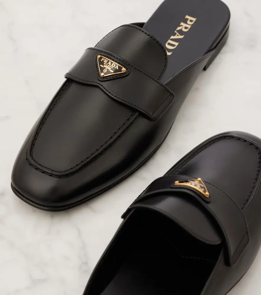 Prada Leather mules | Thumbnail 4