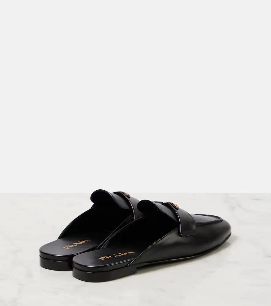 Prada Leather mules | Thumbnail 5
