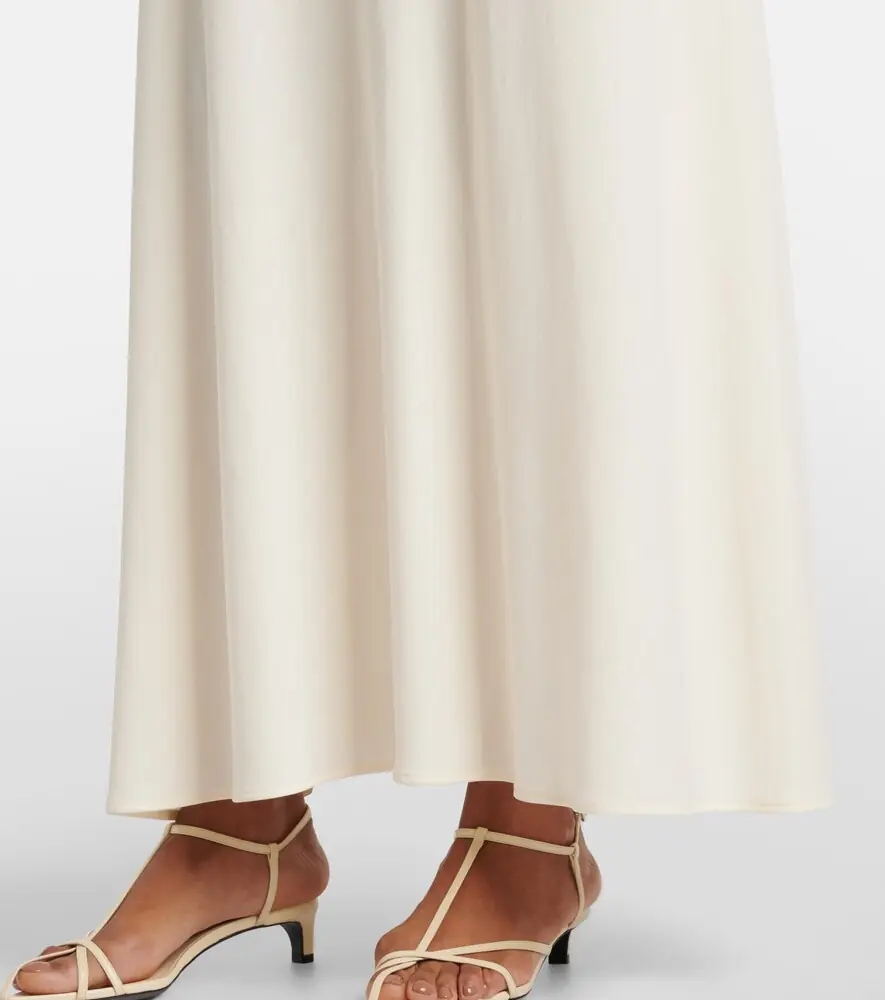 Jil Sander Crêpe midi skirt | Thumbnail 4 Jil Sander Crêpe midi skirt | Thumbnail 4