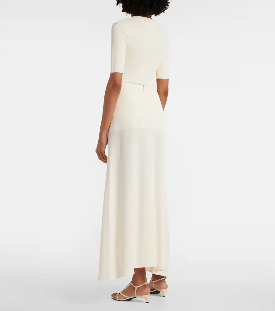 Jil Sander Crêpe midi skirt | Thumbnail 5 Jil Sander Crêpe midi skirt | Thumbnail 5