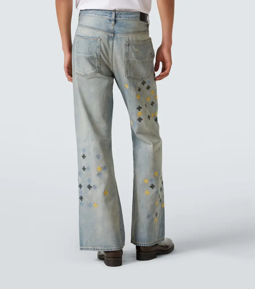 AMIRI Ma Quad embroidered flared jeans | Thumbnail 3 AMIRI Ma Quad embroidered flared jeans | Thumbnail 3