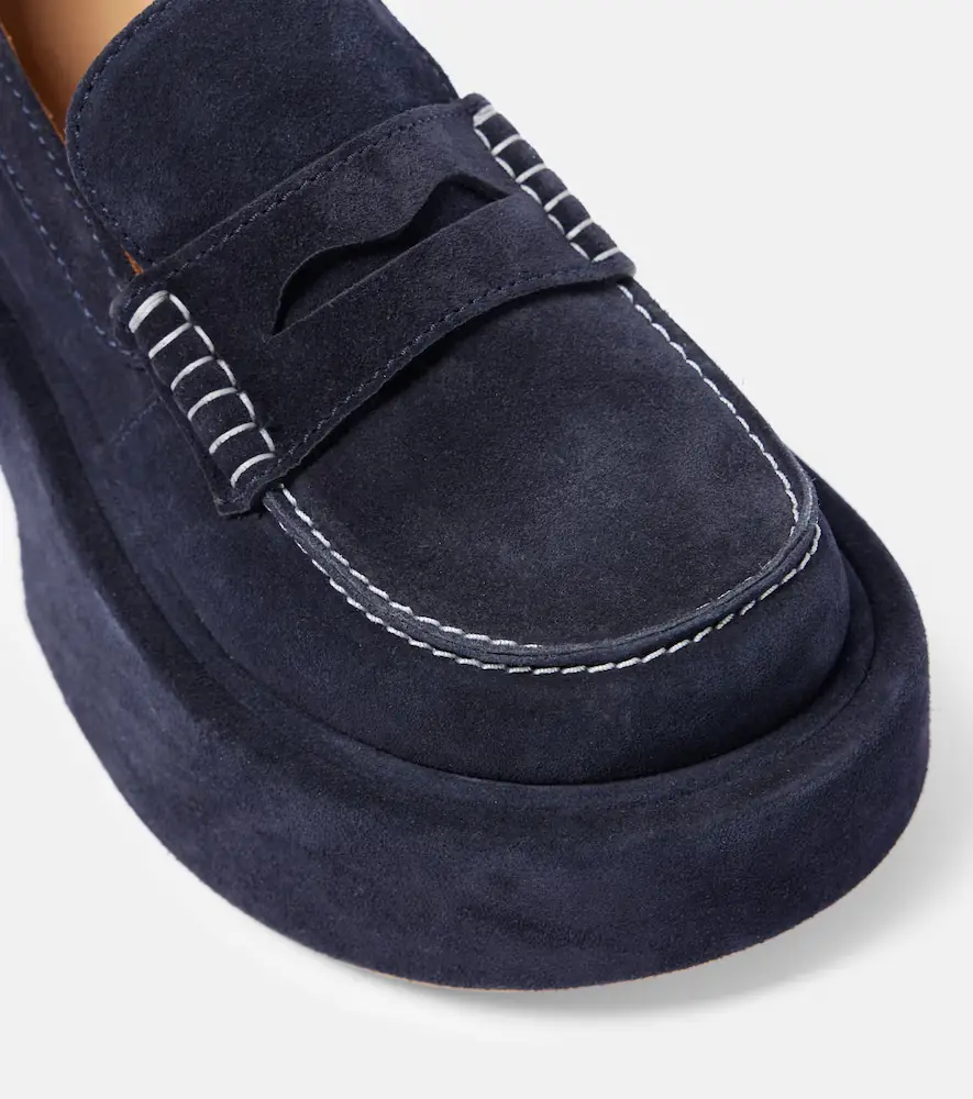 JW Anderson Suede platform penny loafers | Thumbnail 4