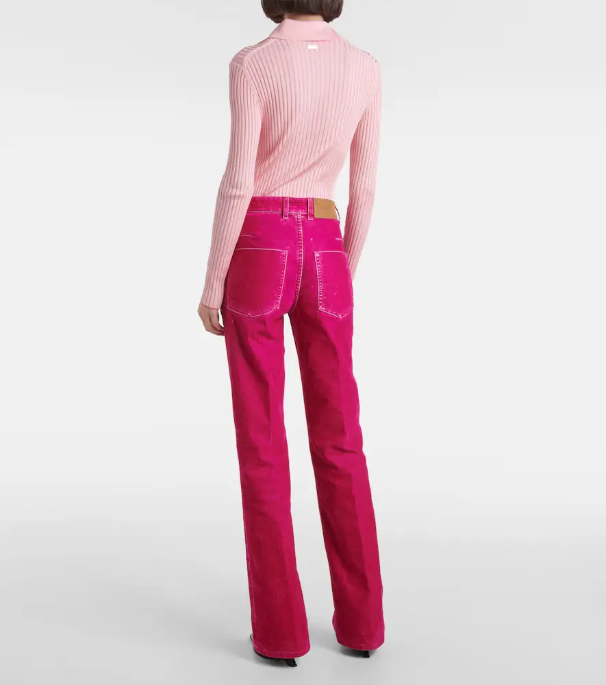 Ferragamo Cotton-blend drill straight pants | Thumbnail 4 Ferragamo Cotton-blend drill straight pants | Thumbnail 4