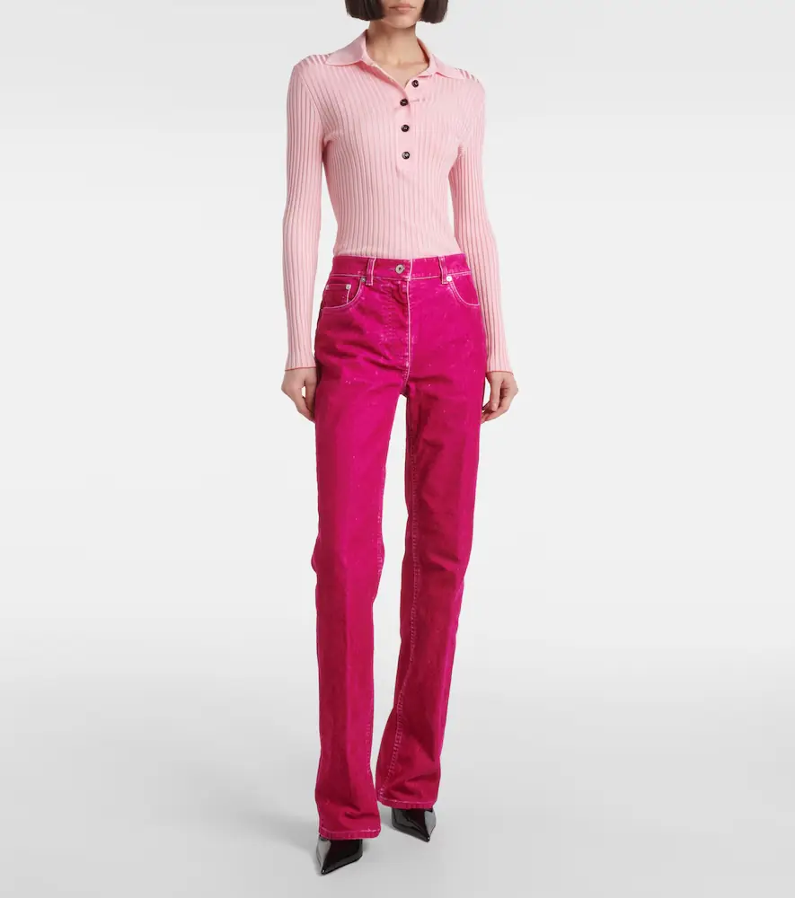 Ferragamo Cotton-blend drill straight pants | Thumbnail 7 Ferragamo Cotton-blend drill straight pants | Thumbnail 7