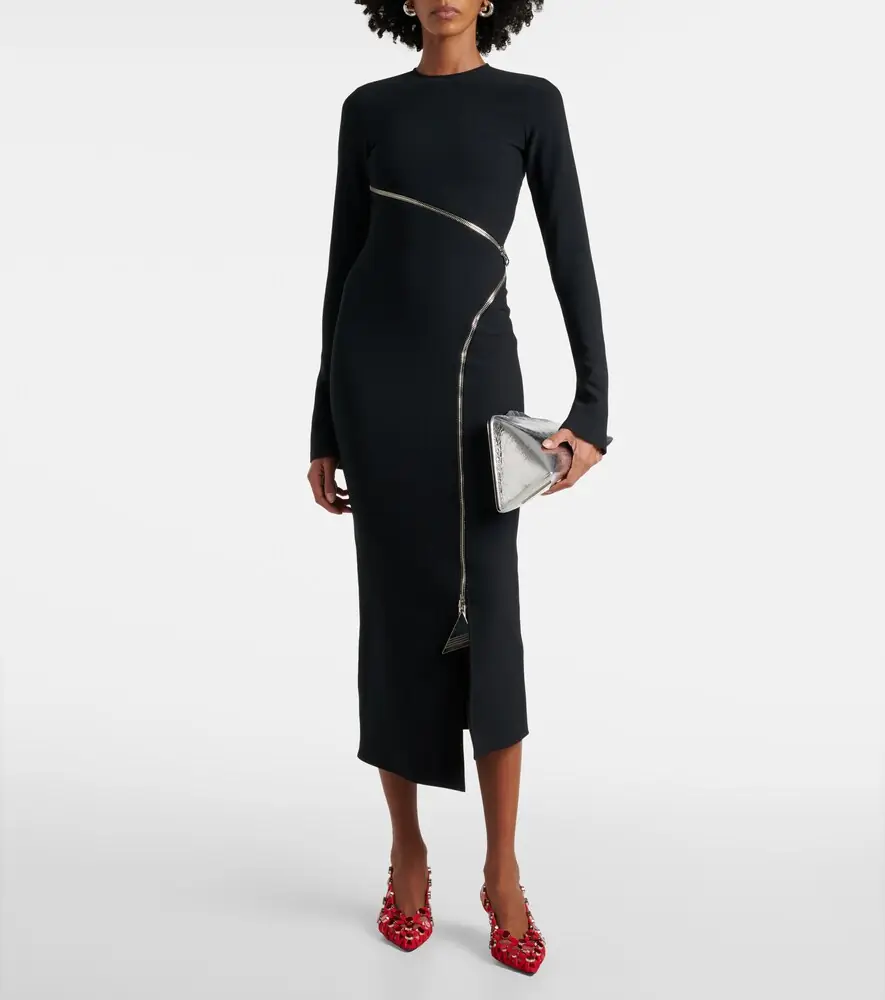 The Attico Grid 50 embellished leather slingback pumps | Thumbnail 5 The Attico Grid 50 embellished leather slingback pumps | Thumbnail 5