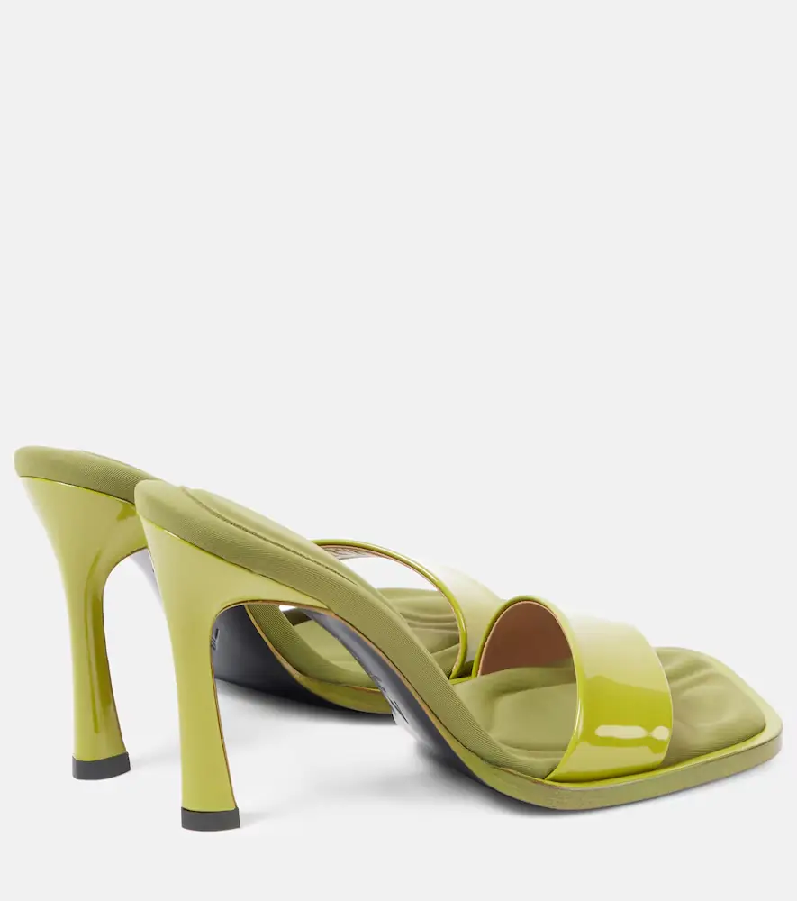 The Attico Mia 95 patent leather mules | Thumbnail 4