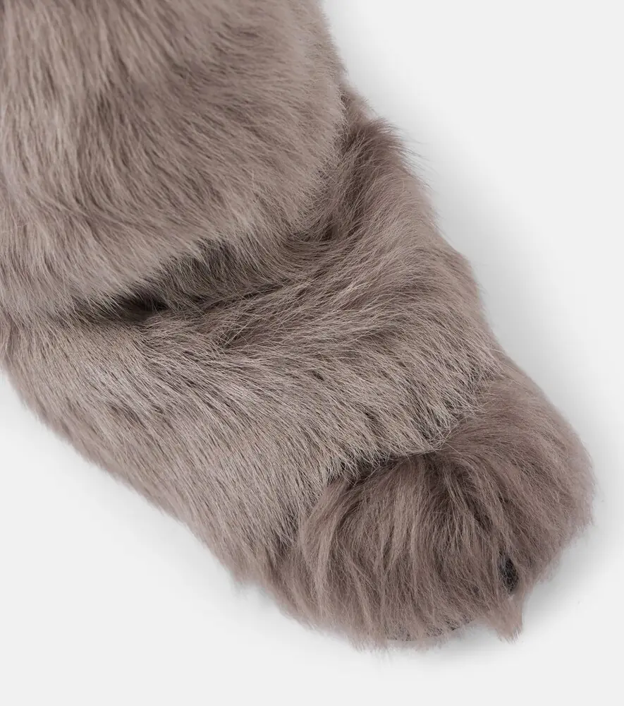 The Attico Robin shearling knee-high boots | Thumbnail 4
