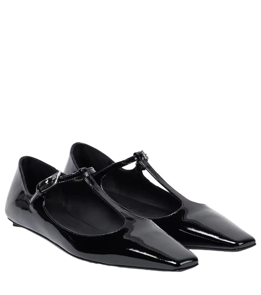 The Attico Juno leather ballet flats | Image 1 The Attico Juno leather ballet flats | Image 1