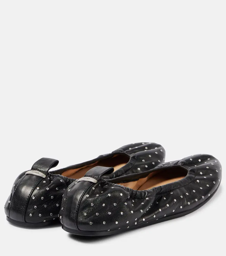 Isabel Marant Belna embellished leather ballet flats | Thumbnail 3