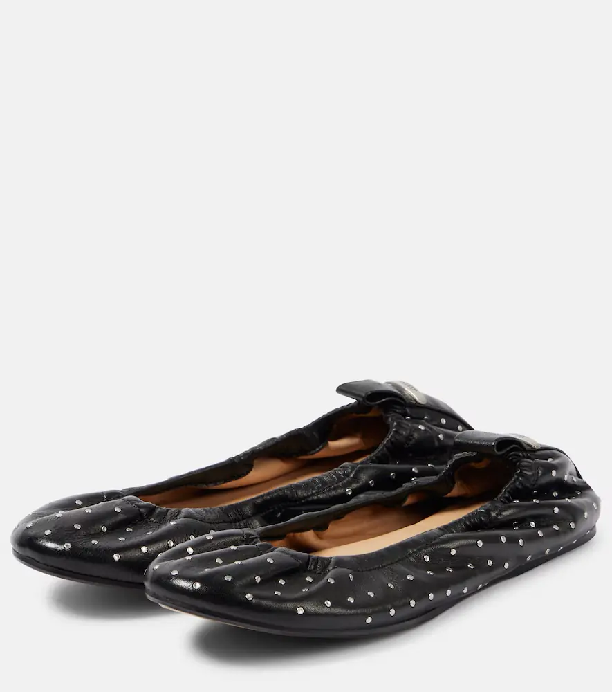 Isabel Marant Belna embellished leather ballet flats | Thumbnail 4