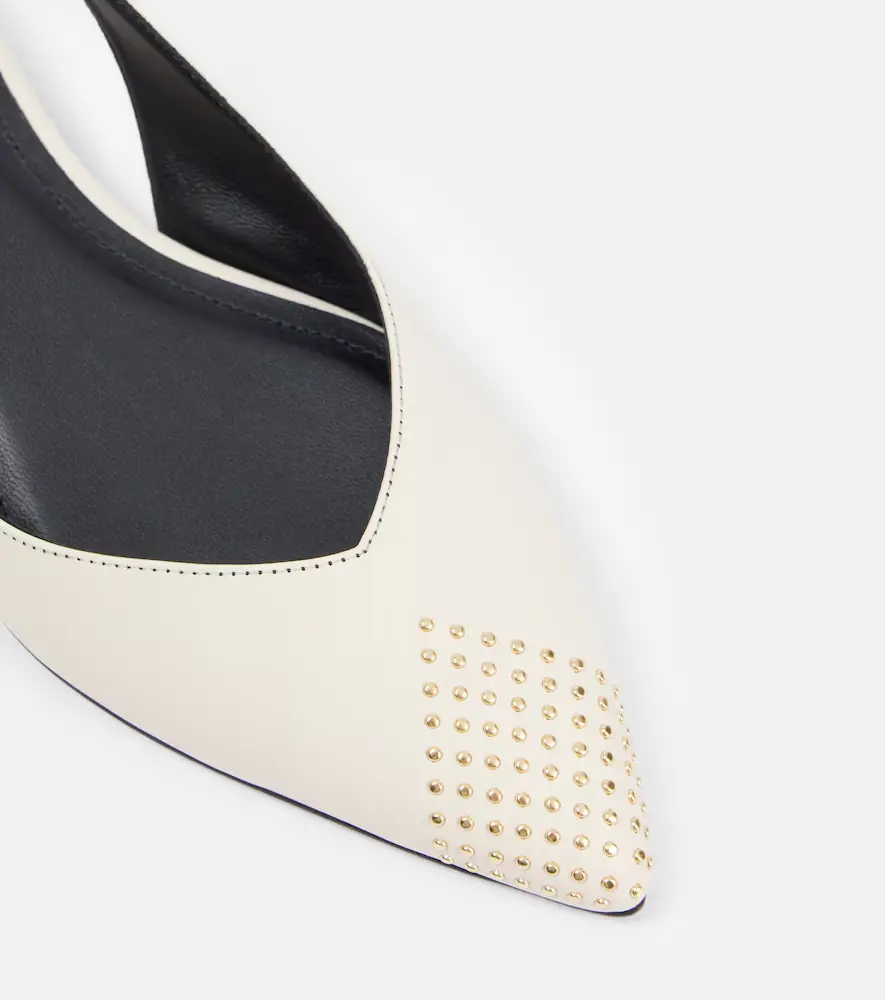 Isabel Marant Branee studded leather slingback flats | Thumbnail 2