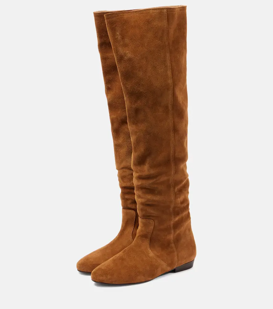 Isabel Marant Solya suede knee-high boots | Thumbnail 4